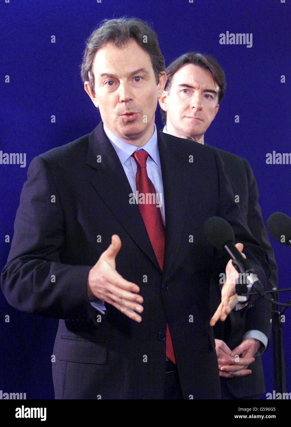 Ulster Tony Blair Stock Photo - Alamy