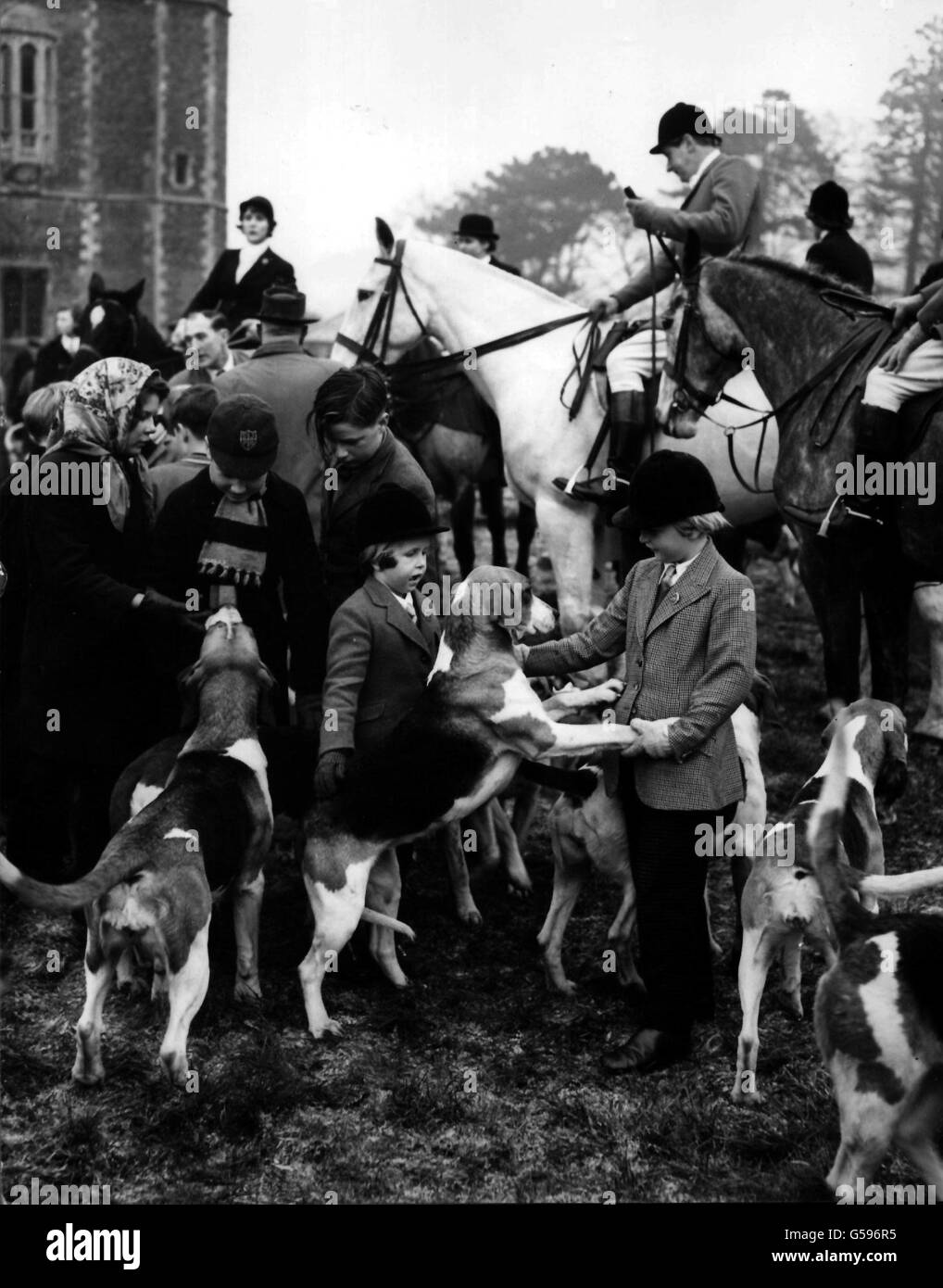 Middleton Hunt Middleton towers Black and White Stock Photos & Images - Alamy