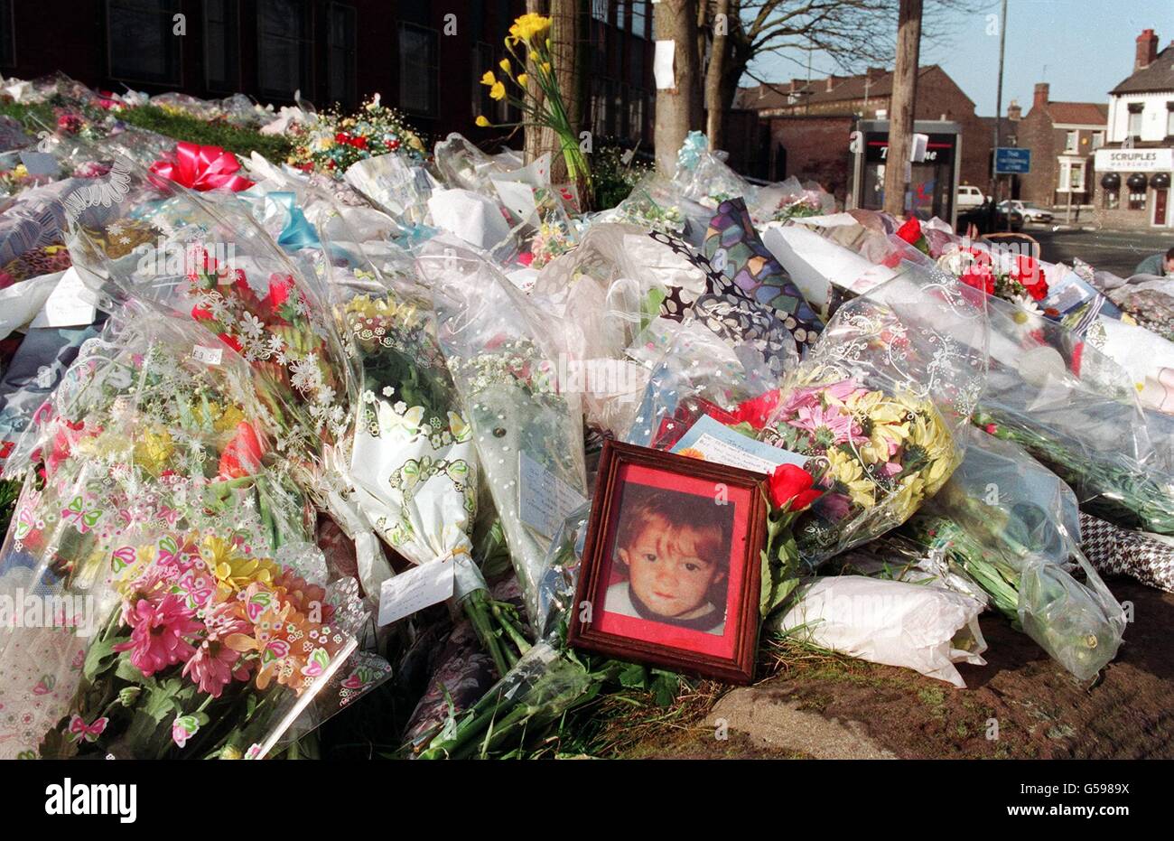 Photograph of James Bulger Stock Photo