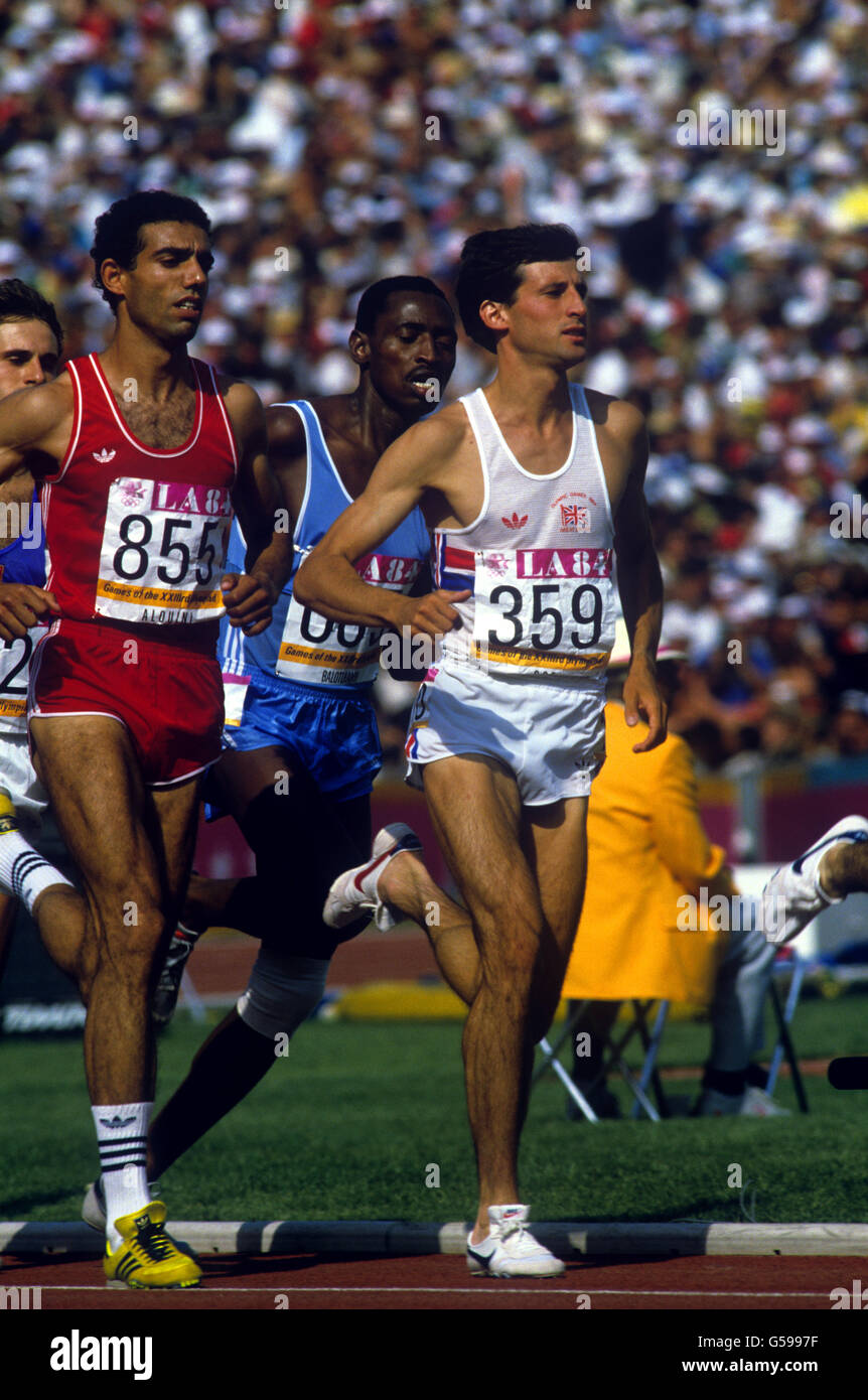 Athletics - Los Angeles Olympic Games 1984 - Decathlon Stock Photo - Alamy