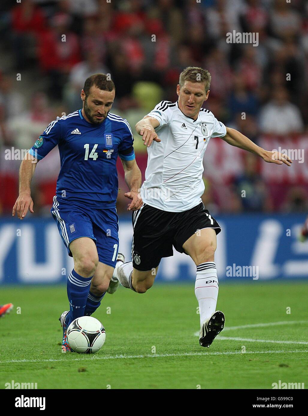 Soccer - UEFA Euro 2012 - Quarter Final - Germany v Greece - Arena Gdansk Stock Photo