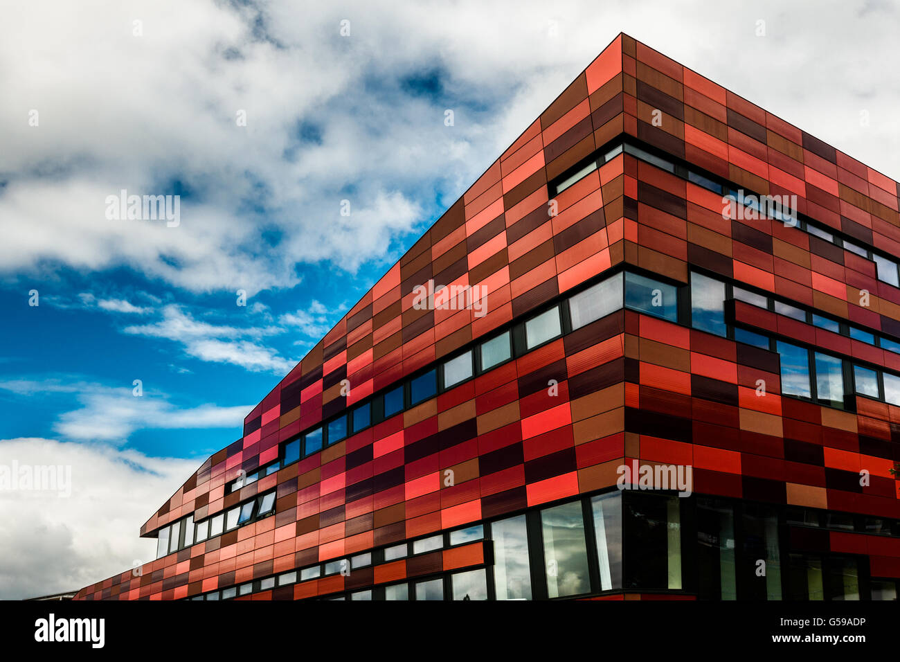A general view of International House on the Jubilee Campus at Nottingham University Stock Photo