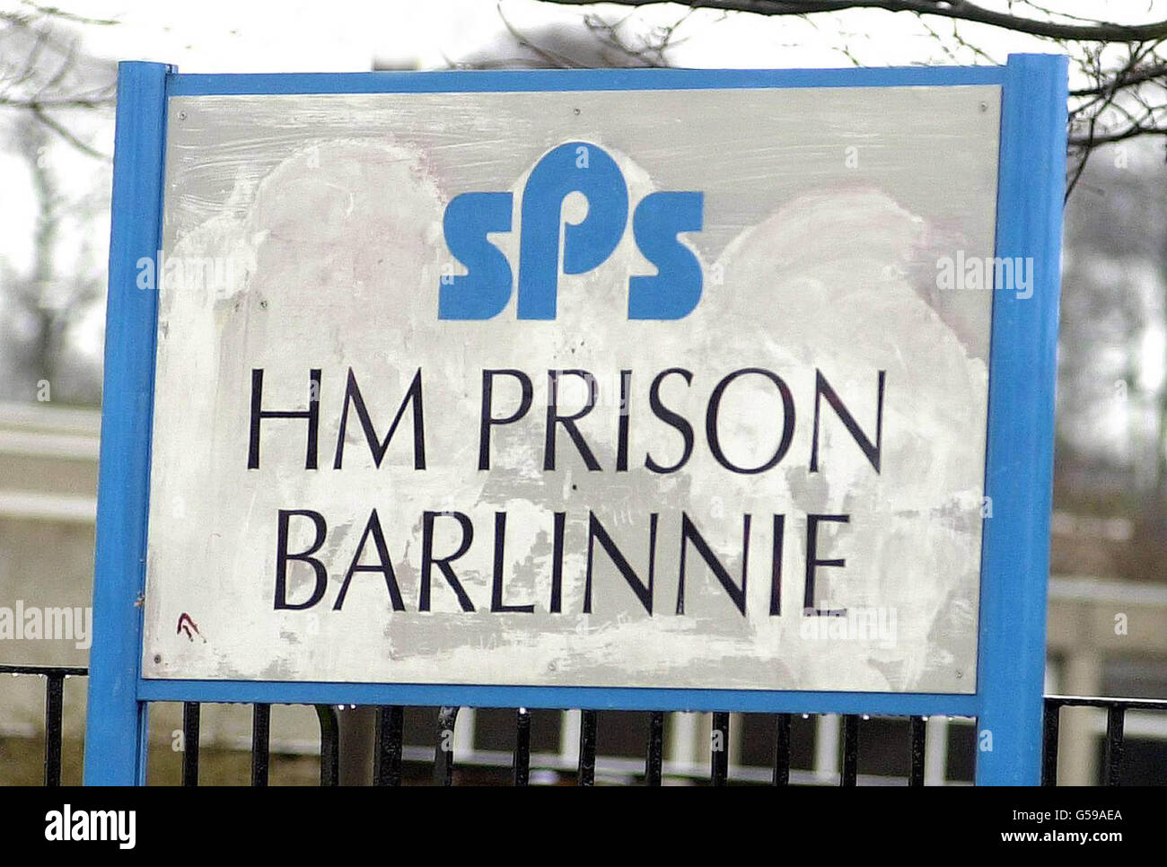 Lockerbie Barlinnie Prison Stock Photo Alamy