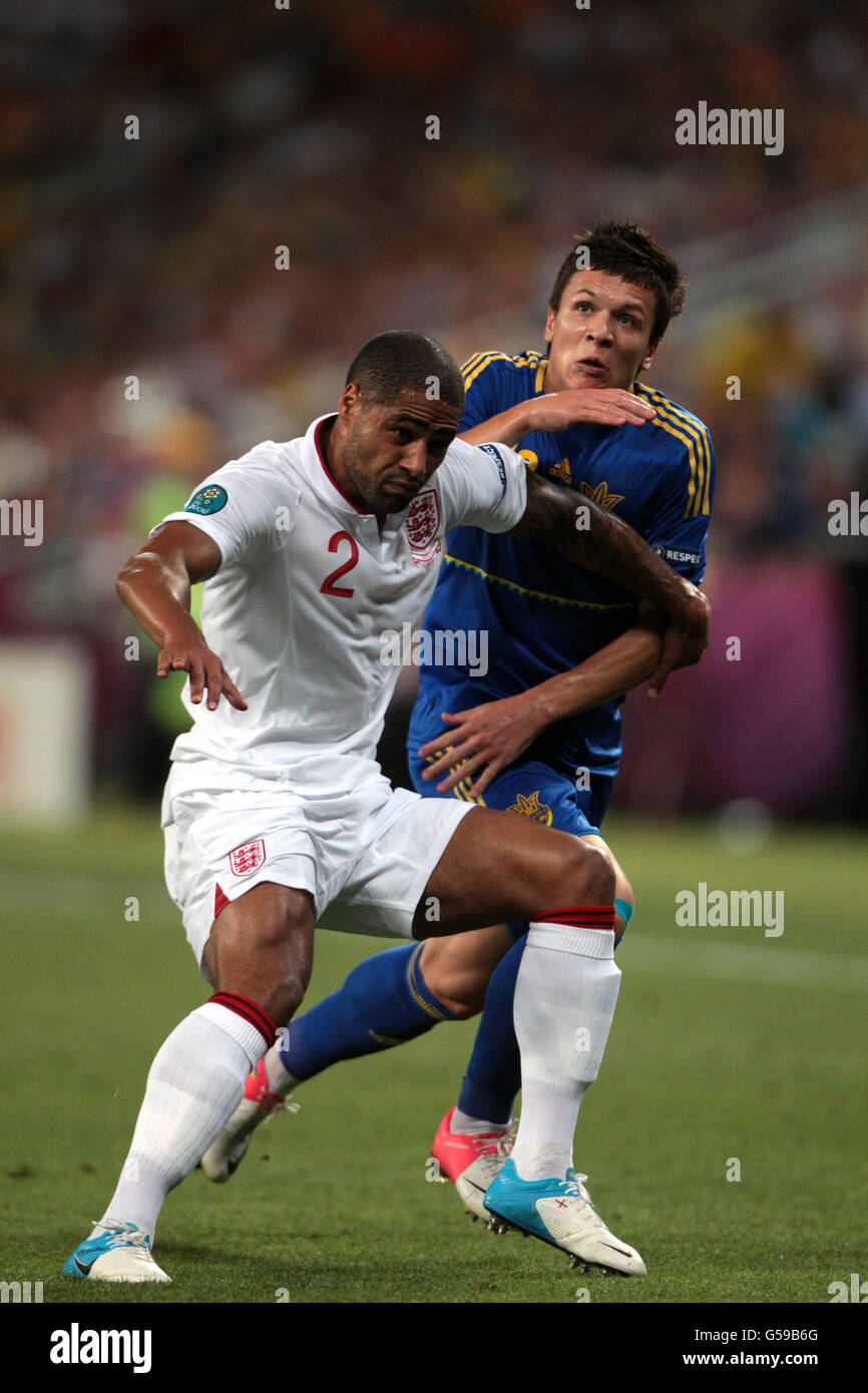 Soccer - UEFA Euro 2012 - Group D - England v Ukraine - Donbass Arena Stock Photo