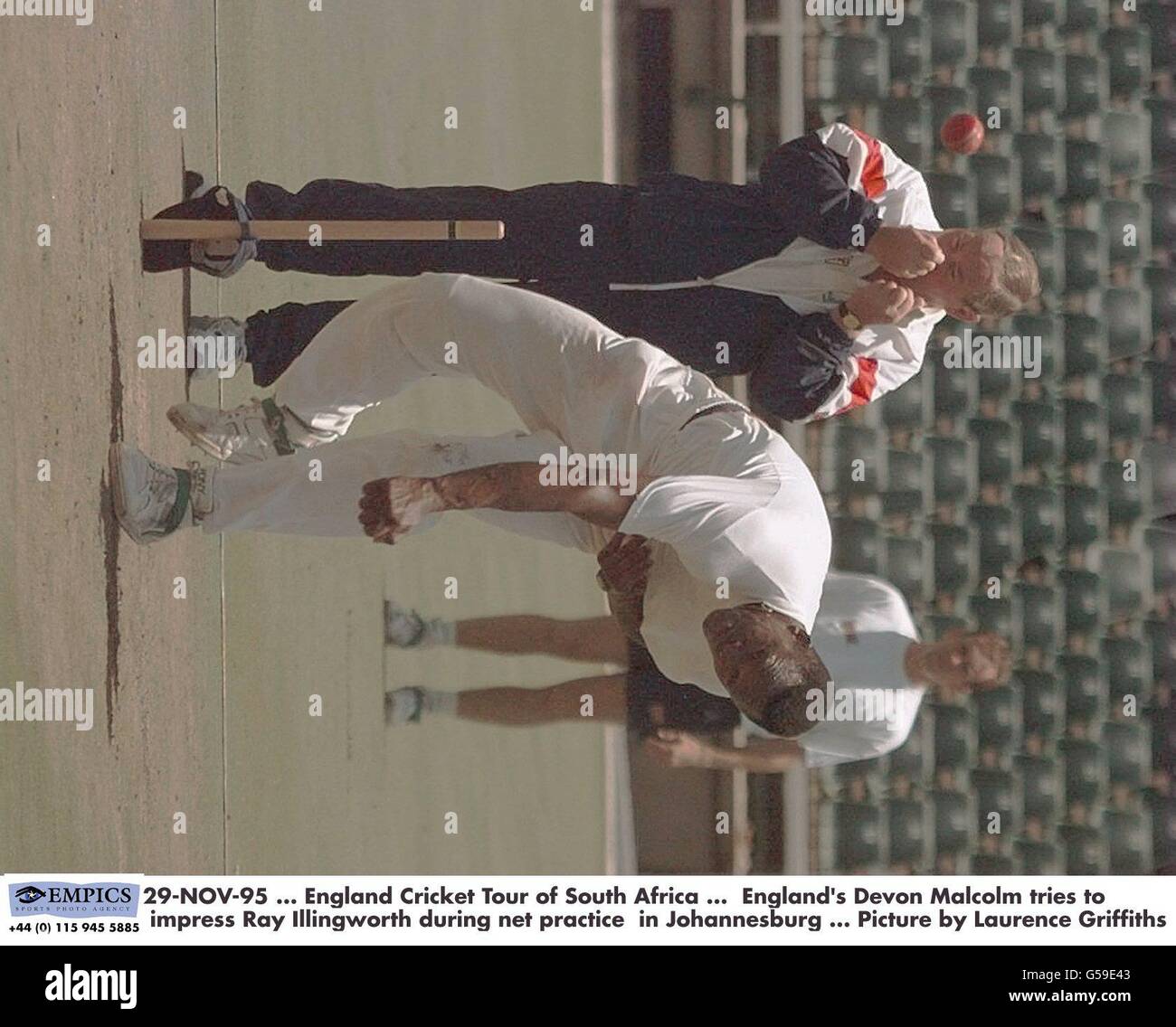 England Cricket Tour of South Africa Stock Photo Alamy