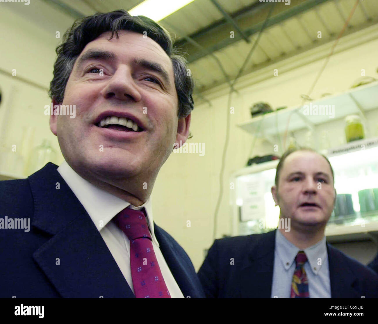 Gordon Brown Inner City 100 Stock Photo Alamy