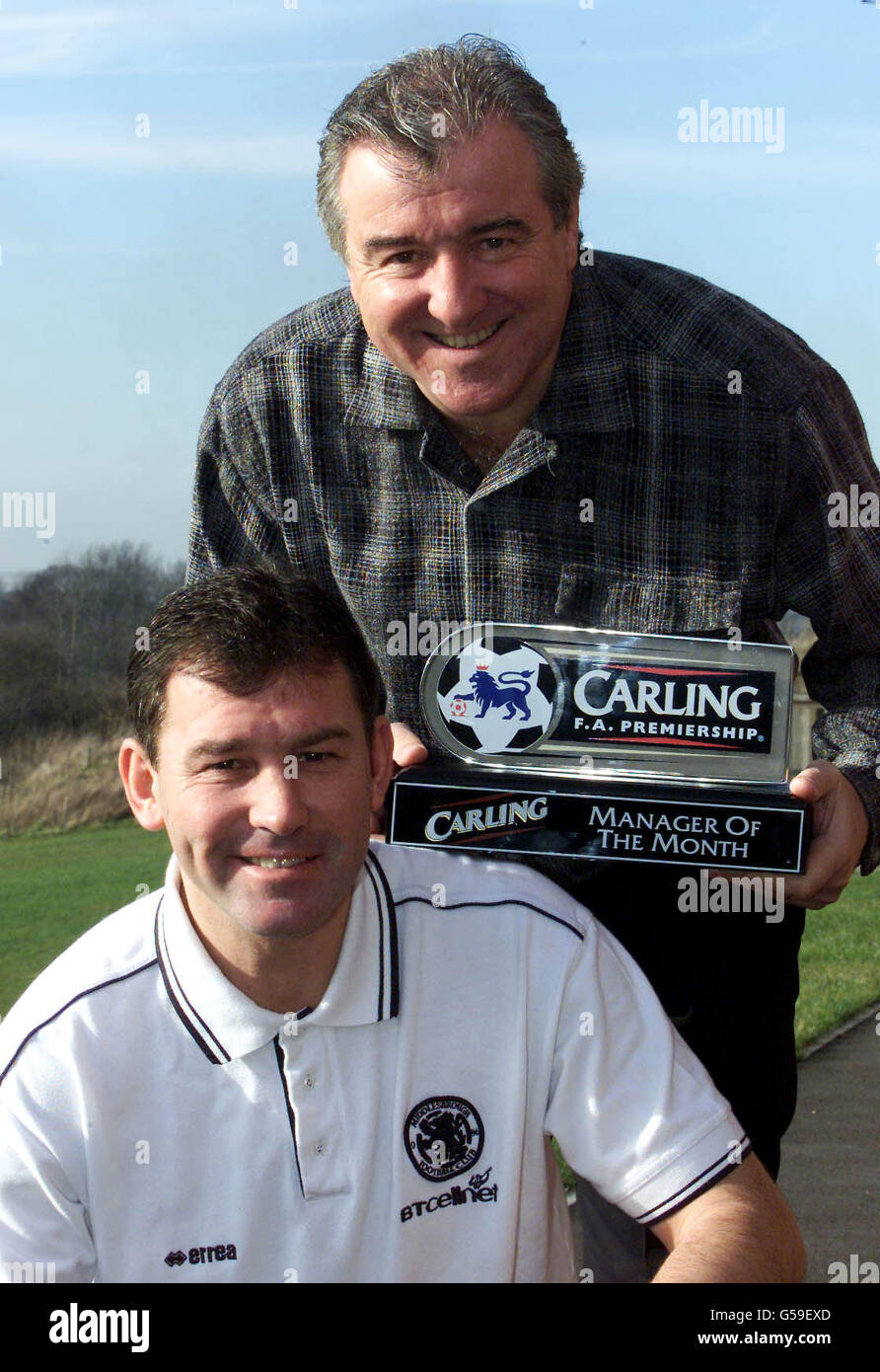 Manager of Month Venables & Robbo Stock Photo