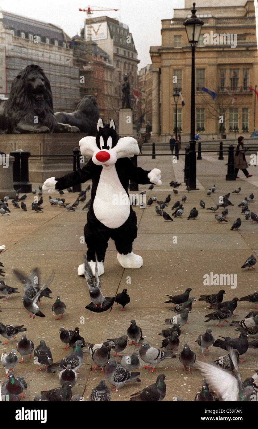 London Looney Tunes Show Sylvester Stock Photo