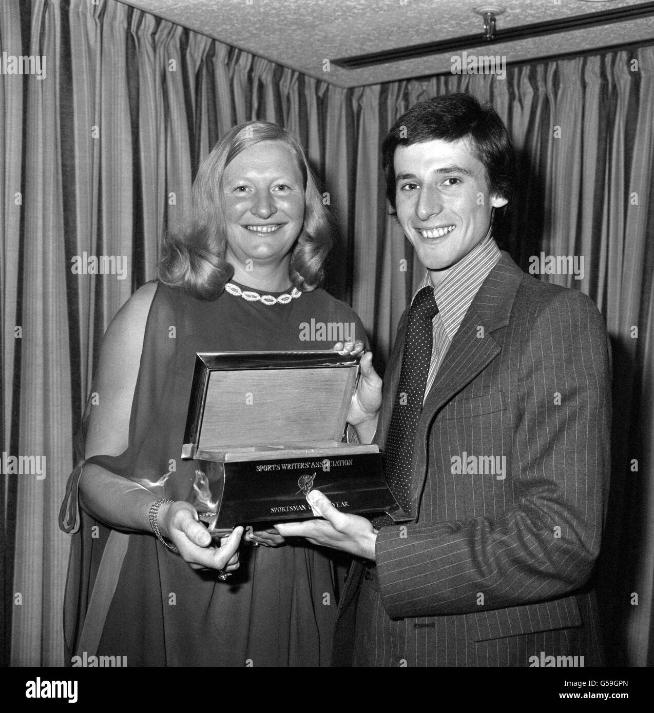Gold medallist and world record holder Black and White Stock Photos