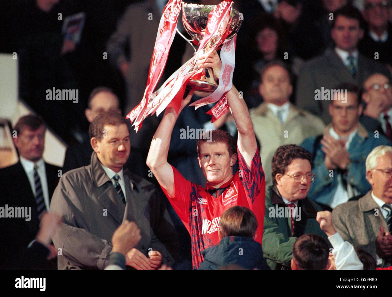 Aberdeen lifts the scottish coca cola cup hires stock photography and