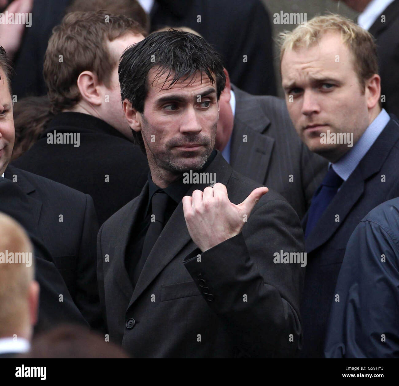 Alan McDonald funeral Stock Photo Alamy