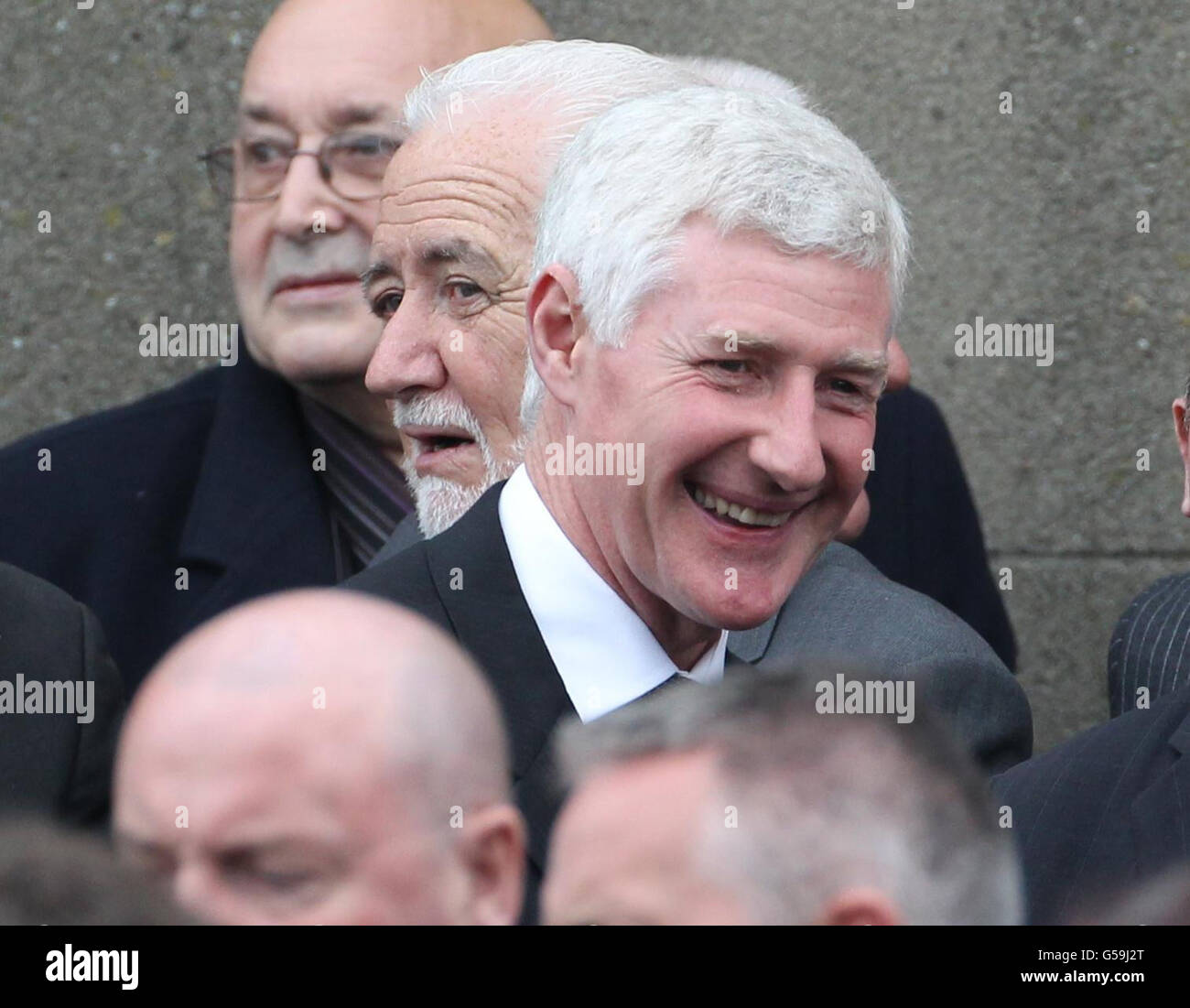 Alan McDonald funeral Stock Photo Alamy