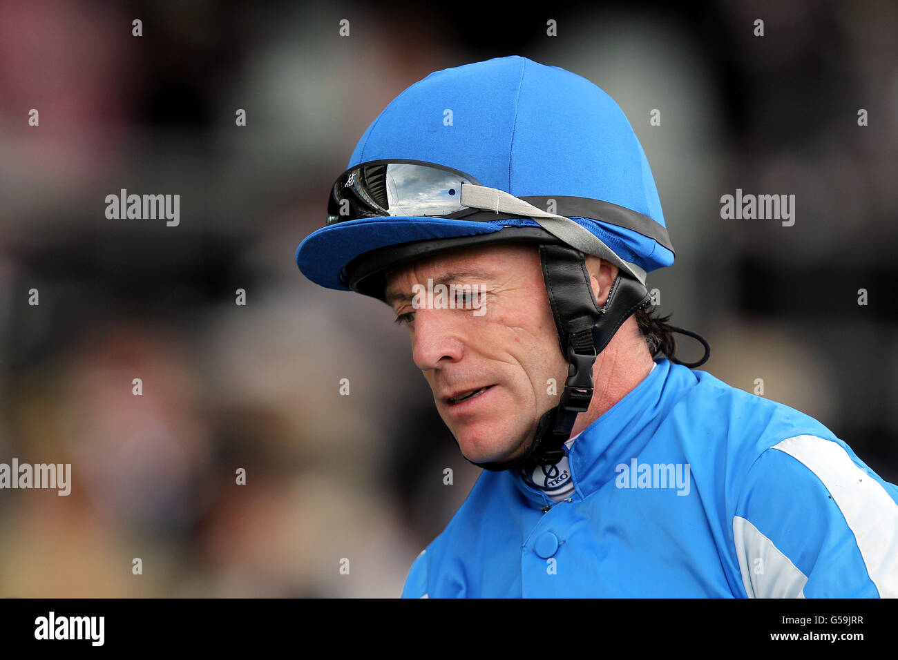 Kieran Fallon before the Windsor Forest Stakes during day two of the 2012 Royal Ascot meeting. Stock Photo