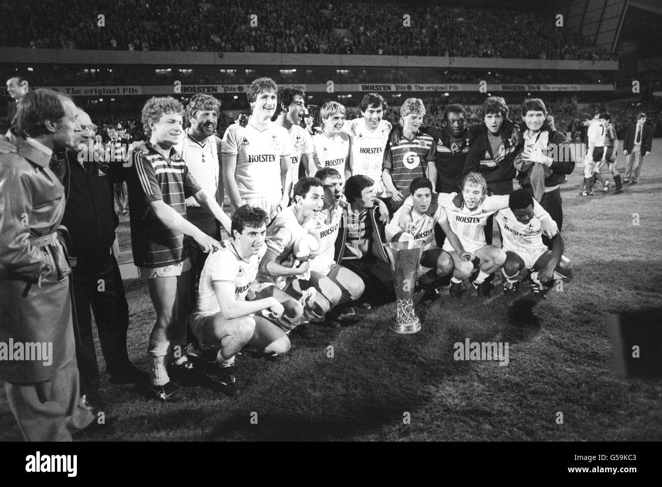 Soccer - 1984 UEFA Cup Final - 2nd Leg - Tottenham Hotspur v Anderlecht -  White Hart Lane Stock Photo - Alamy