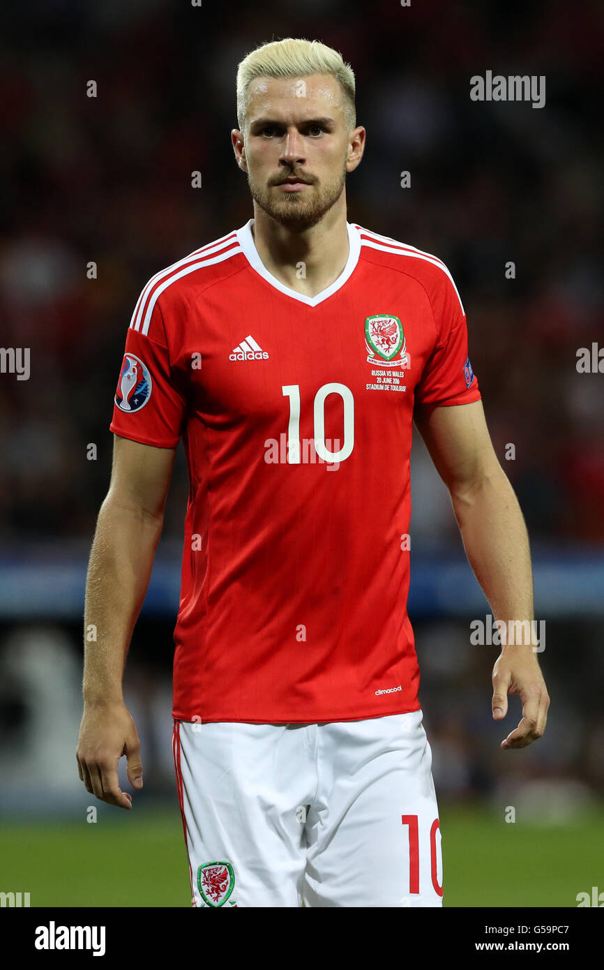 Wales' Aaron Ramsey during the UEFA Euro 2016, Group B match at Stadium ...