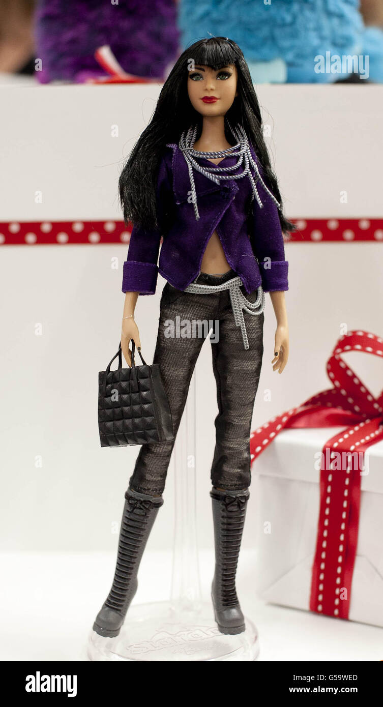 Stardoll by Barbie - Fallen Angel Assortment at the Argos showcase of the 'Top Ten Toys for Christmas' today in Covent Garden, London. Stock Photo