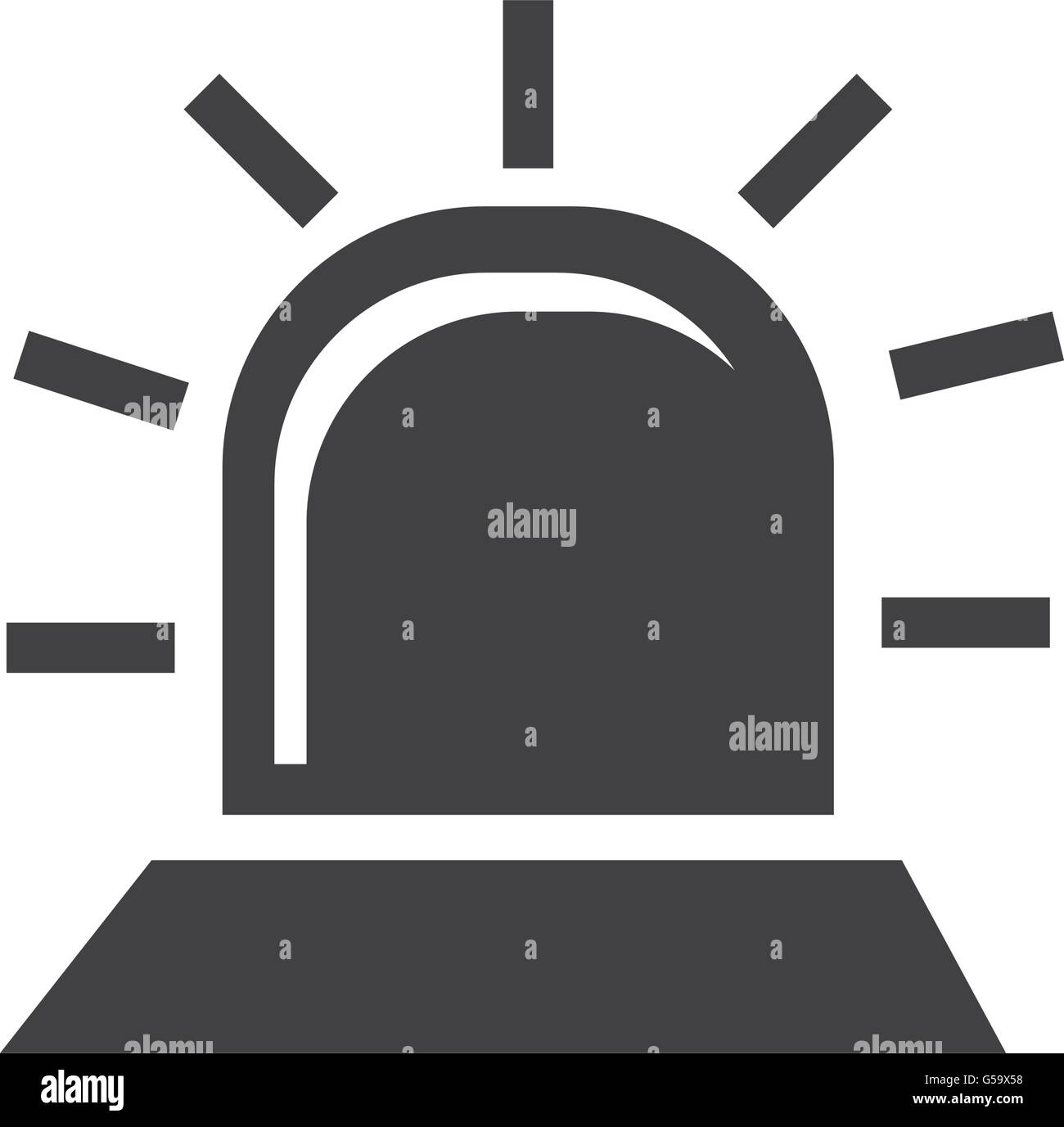 black alarm icon Stock Vector Image & Art - Alamy