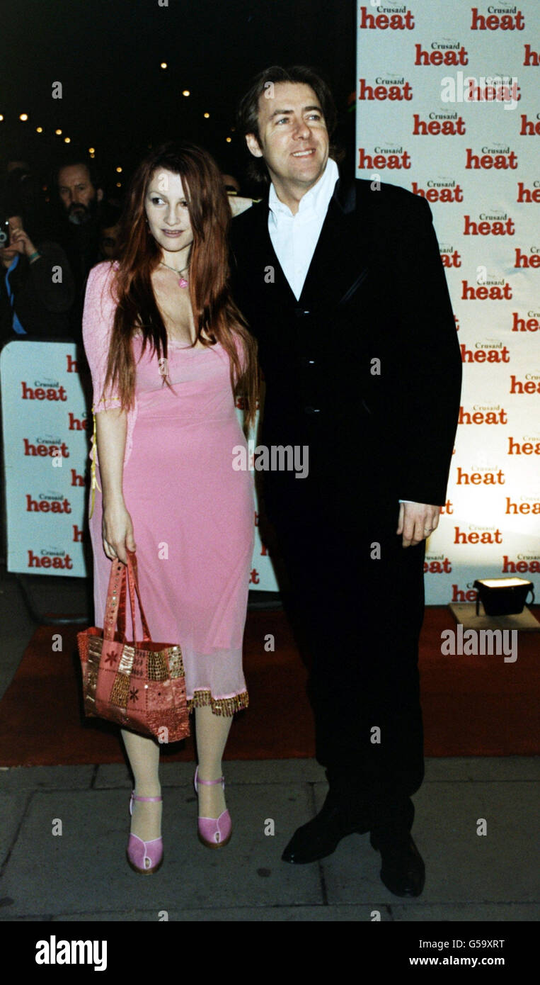 TV presenter Jonathan Ross and his wife Jane Goldman attending the Heat Magazine & Crusaid celebrity auction at the Park Lane Hotel, London. Stock Photo