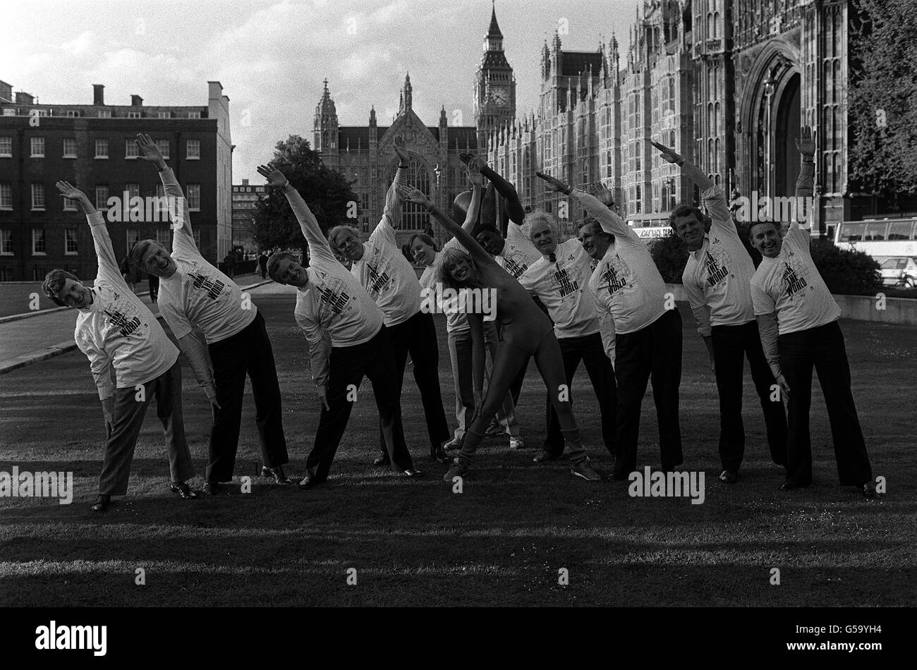 Sports Aid: MP aerobics Stock Photo
