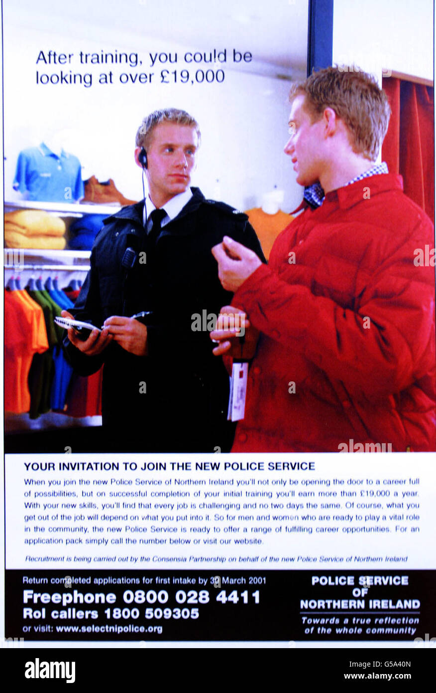Police recruitment poster hi-res stock photography and images - Alamy