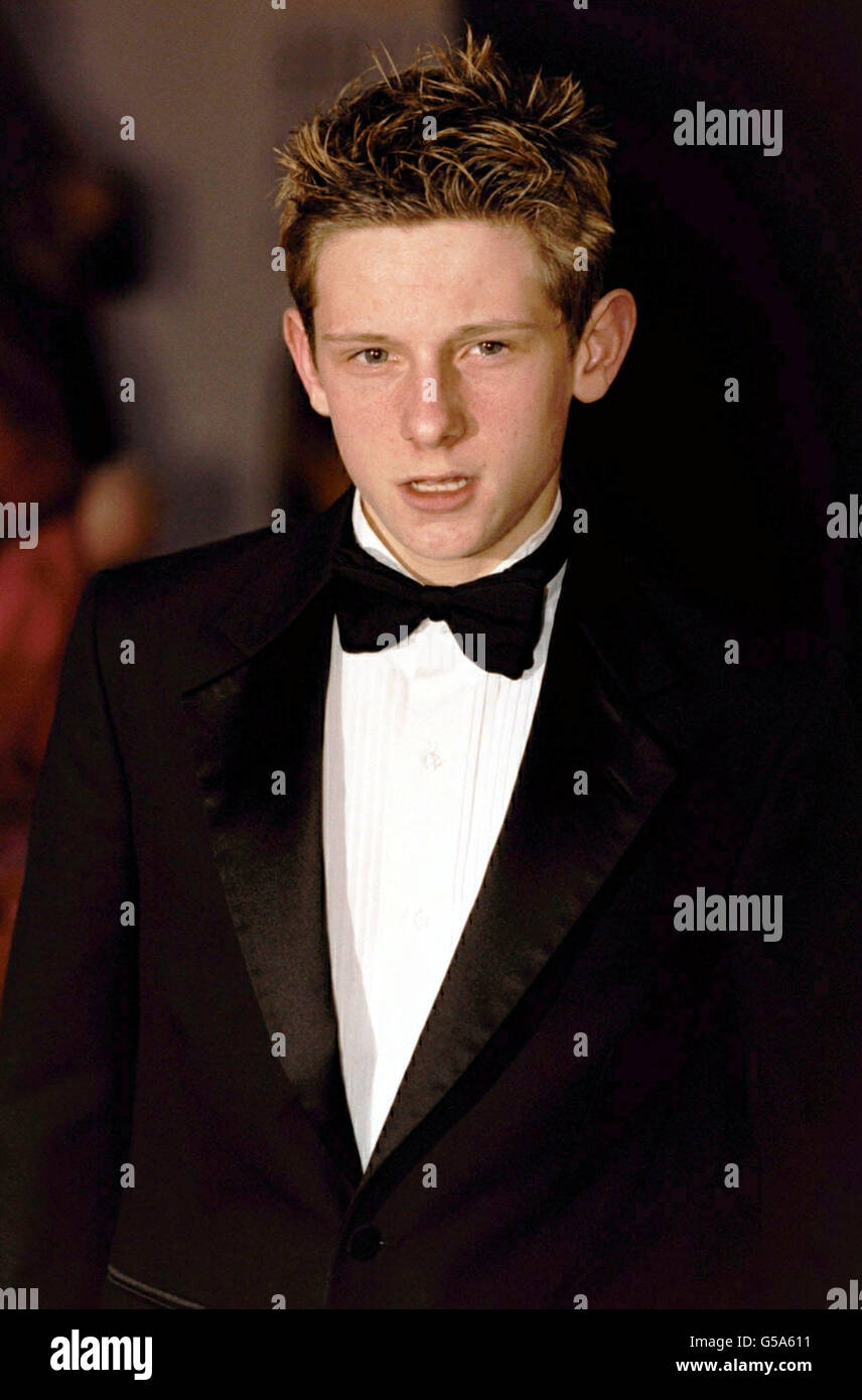 Billy Elliott actor Jamie Bell attending The Orange British Academy Film Awards at the Odeon cinema, in London's Leicester Square. Stock Photo