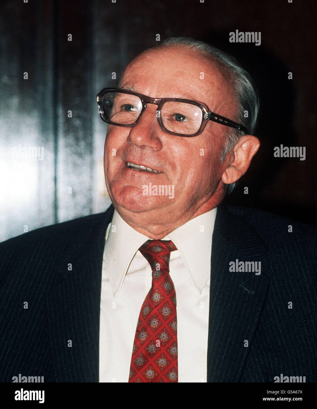 Sir Donald Bradman 1974 Stock Photo
