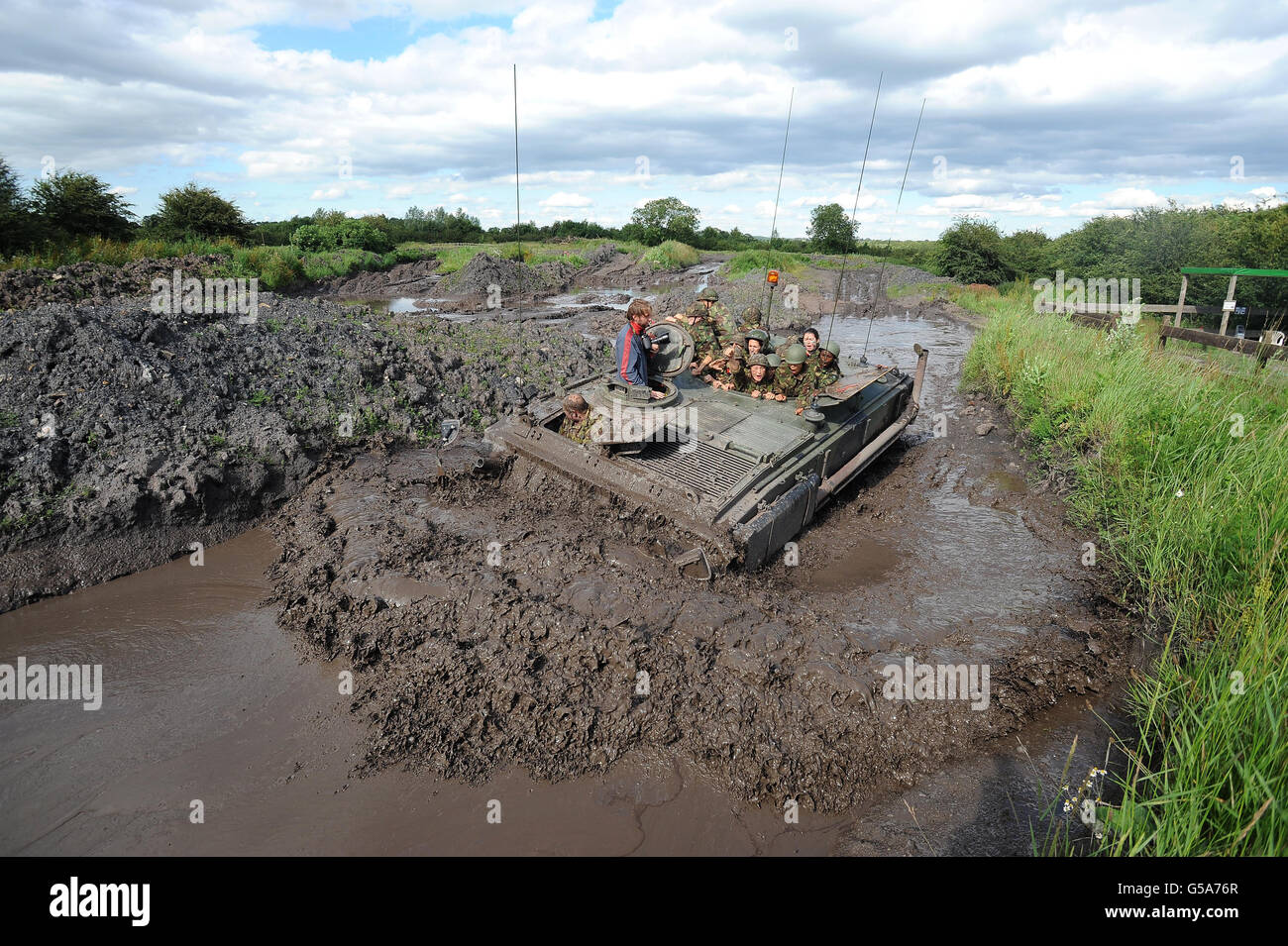 Team gb womens football squad team building exercise tankmania hires