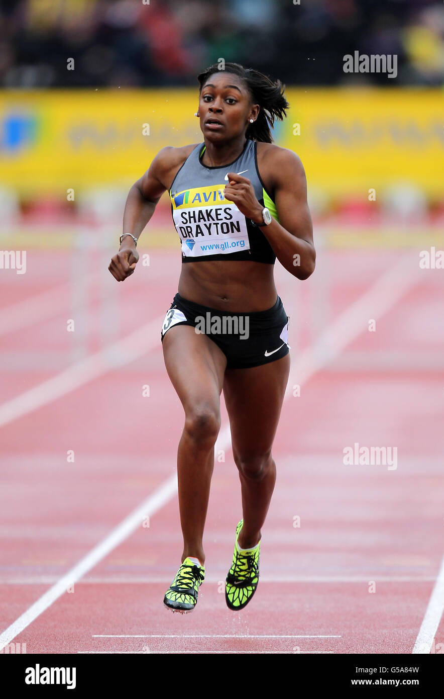 Great Britain's Perri ShakesDrayton wins the Women's 400m Hurdles