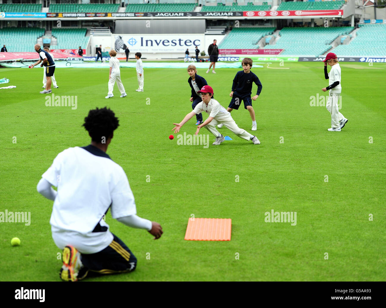 Cricket - 2012 Investec Test Series - First Test - England v South Africa - South Africa Nets - The Kia Oval Stock Photo