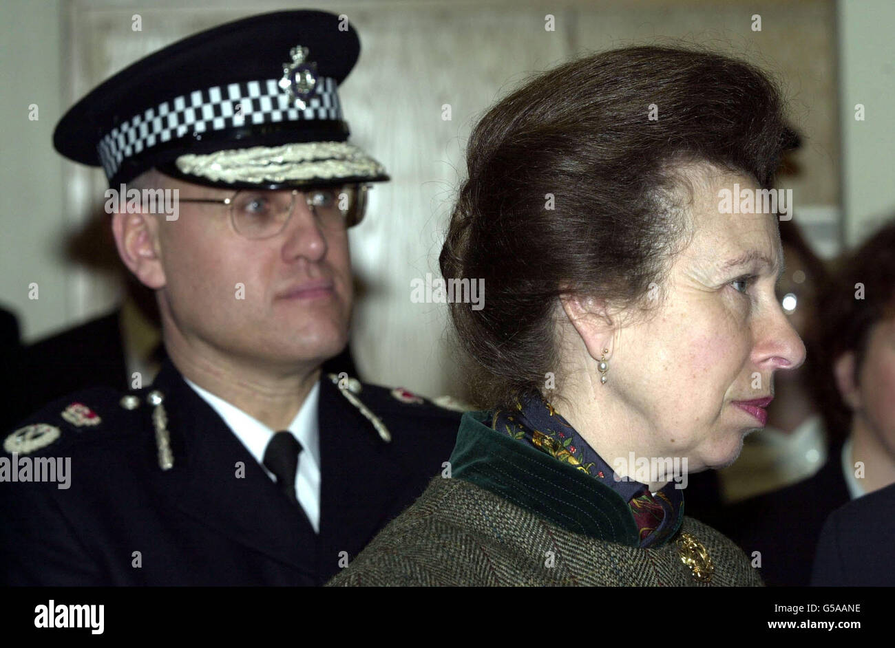 Princess Anne Driver Princess Anne speeding Stock Photo - Alamy