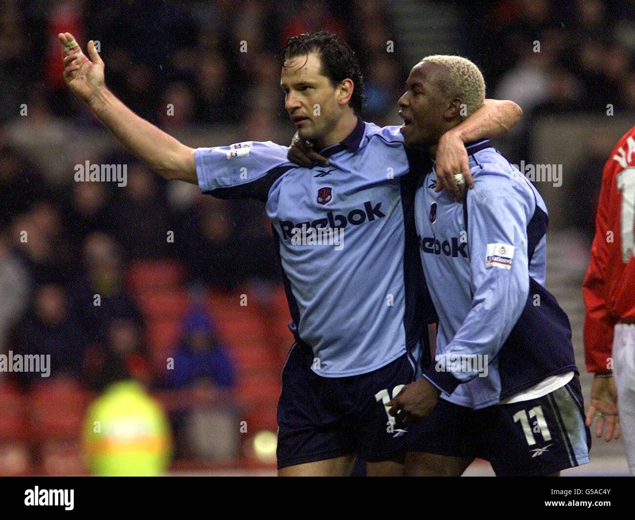 Maillot Domicile Bolton Wanderers 2008-09 - Ricardo Gardner #11, Porté Match