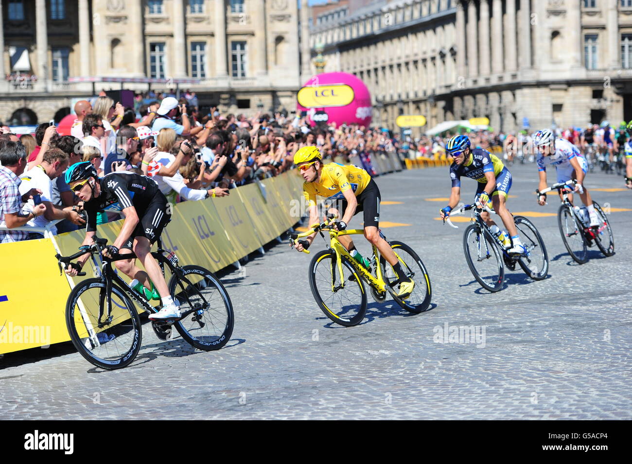 Cycling - Tour de France 2012 - Stage 20 - Rambouillet - Paris Stock Photo