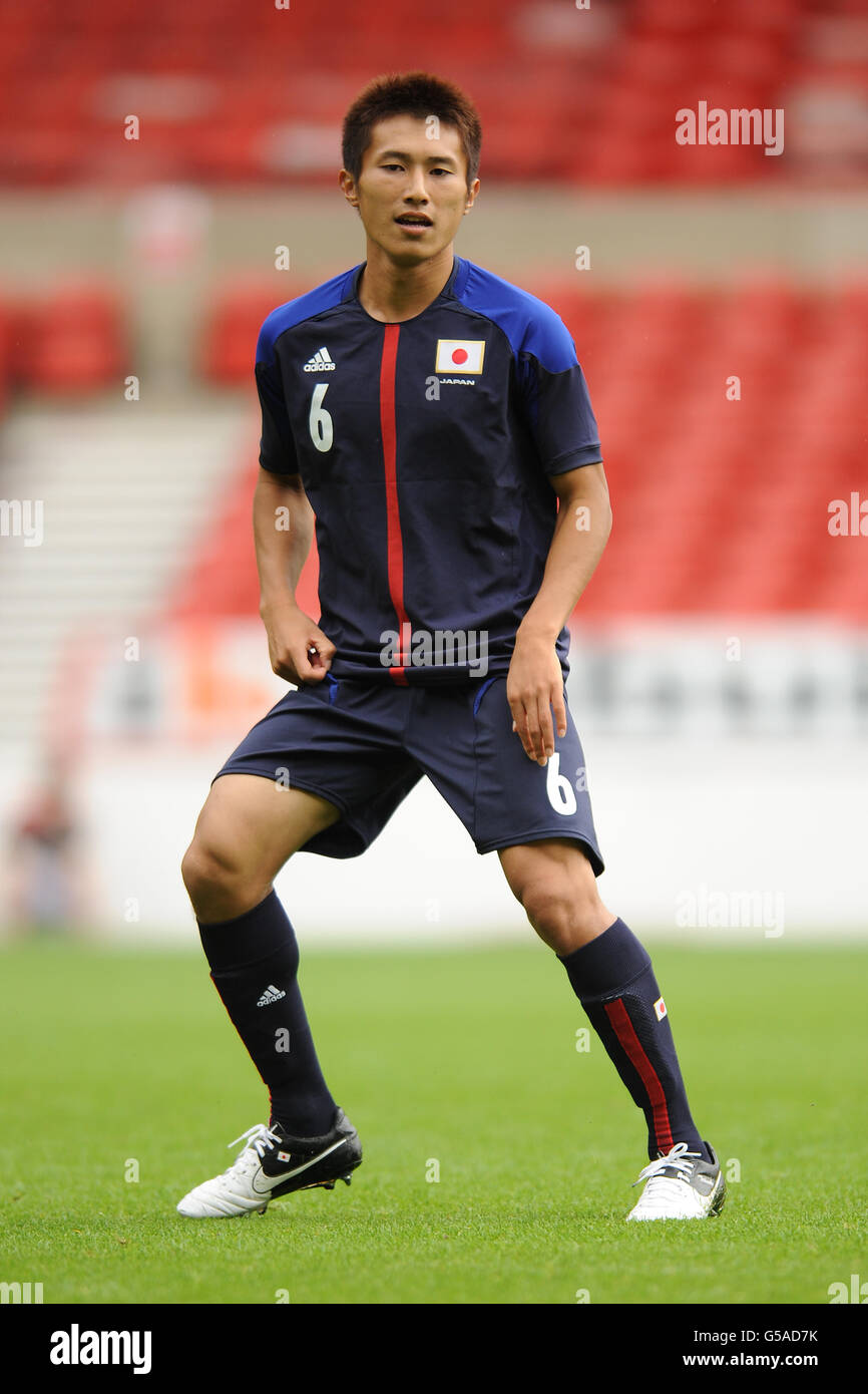 Soccer - Under 23 International Friendly - Japan v Belarus - City Ground Stock Photo