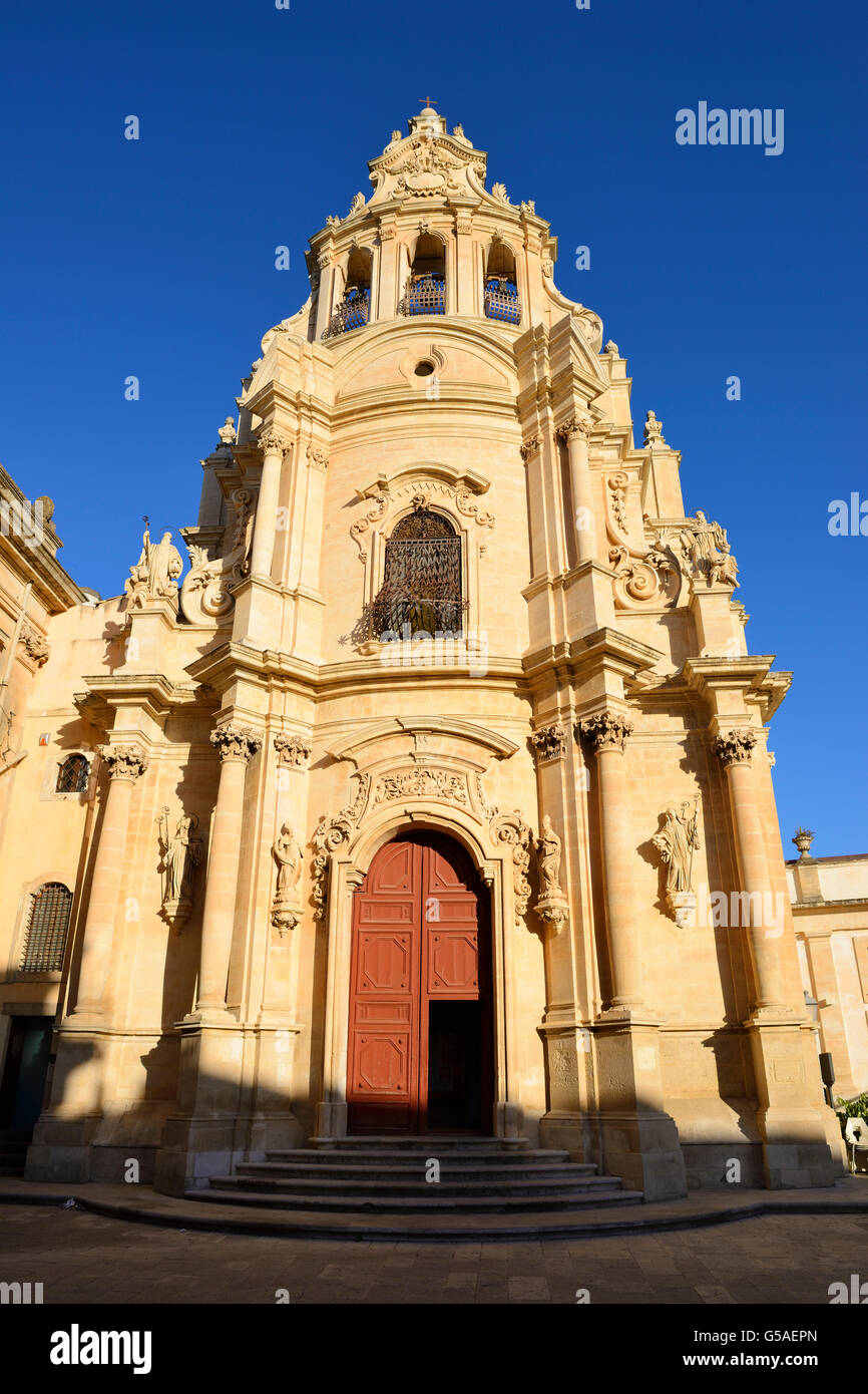 Church of San Giuseppe (Chiesa di San Giuseppe) at sunrise Ragusa