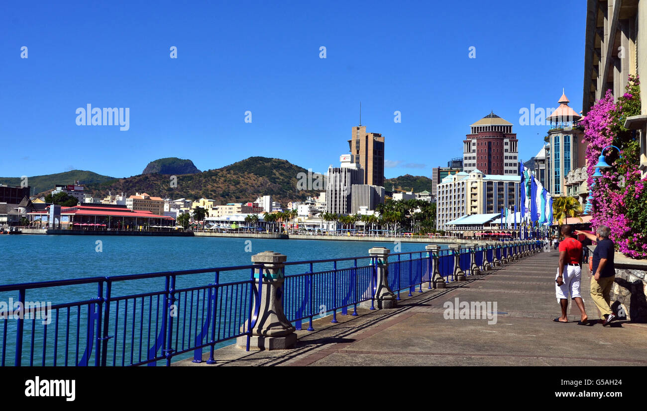 A general view of Harbour front, Port Louis, Mauritius Stock Photo Alamy