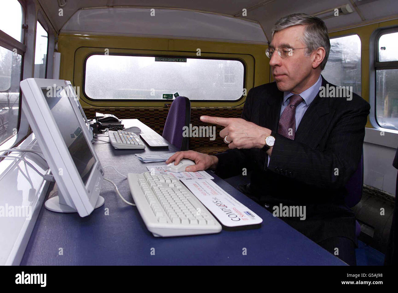 Crime bus launch straw hires stock photography and images Alamy