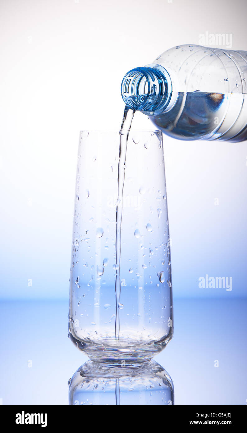 Empty clear drinking water bottle hi-res stock photography and images -  Alamy