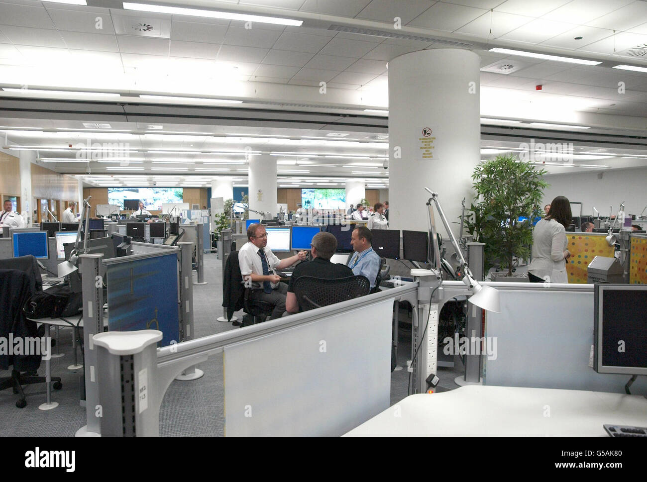 A general view of the Metropolitan Police Special Operations Control