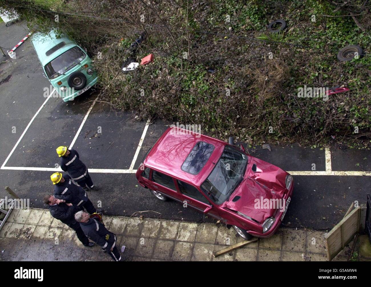 Falling into the back of the shanklin beach hotel hires stock