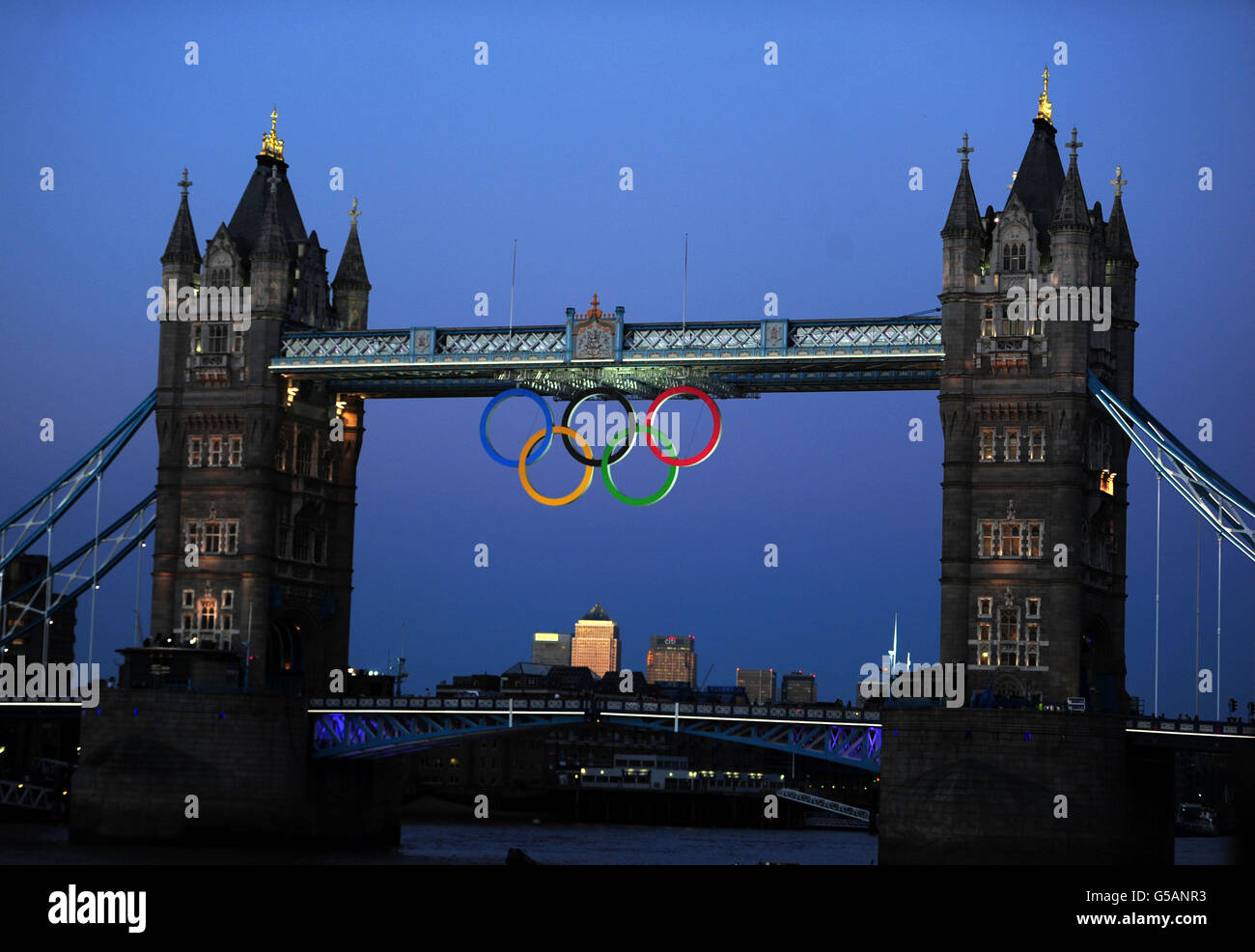 A general view of Tower Bridge, central London, which has been ...