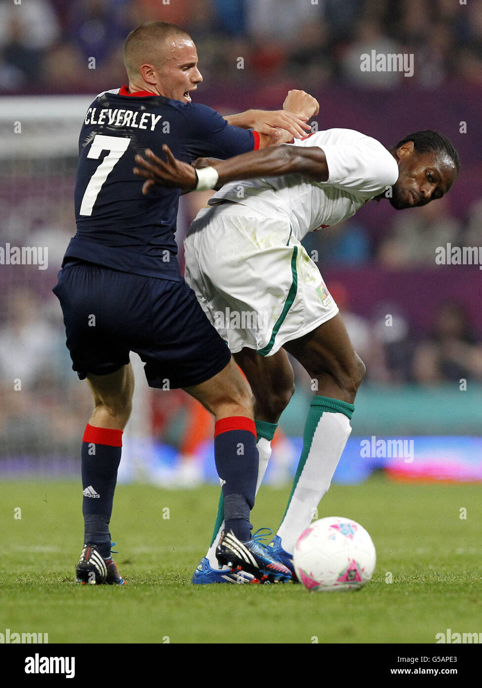 Munich's Abdoulaye Ba (l) and Stefan Mugosa celebrate the 1:1 goal during  the German 2nd Bundesliga, Stock Photo, Picture And Rights Managed  Image. Pic. PAH-170514-99-446919-DPAI