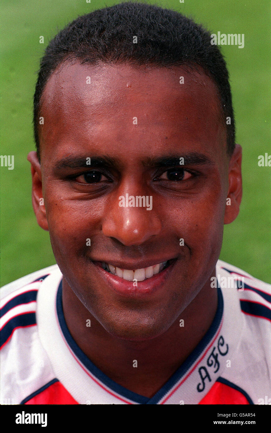 Arsenal midfielder David Rocastle in 1991. 31/03/01: Former England, Arsenal and Leeds United footballer David Rocastle dies, aged of 33, after losing his battle with non-Hodgkin's lymphoma. Stock Photo