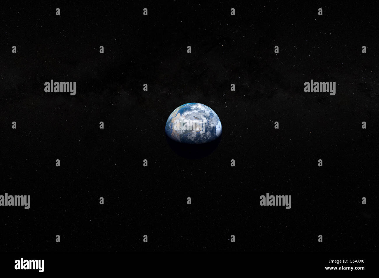 Earth seen from space Stock Photo - Alamy