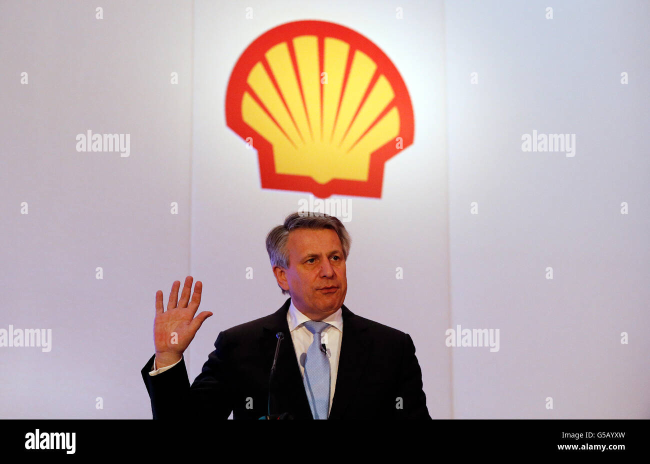 Ben van Beurden, CEO of Royal Dutch Shell plc. Stock Photo