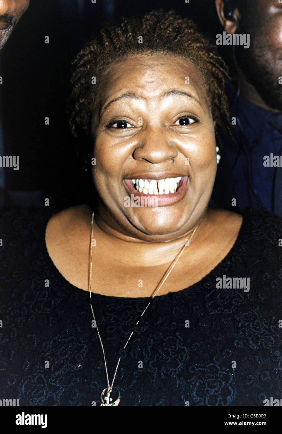 Singer Jocelyn Brown at the fundraising RNIB Soundscape Party, held at the Elbow Room Pool Lounge and Club in Islington, north London. Stock Photo