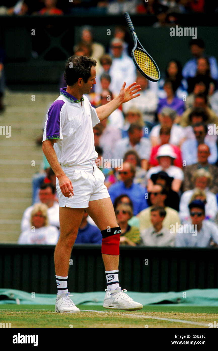 John mcenroe wimbledon hi-res stock photography and images - Page 3 - Alamy