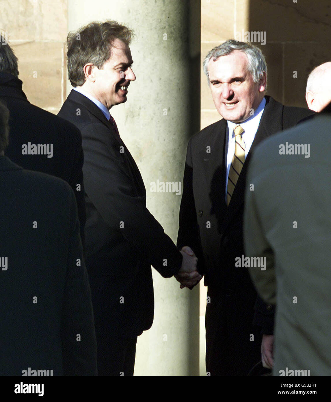 Ulster Talks Blair Adhern Stock Photo