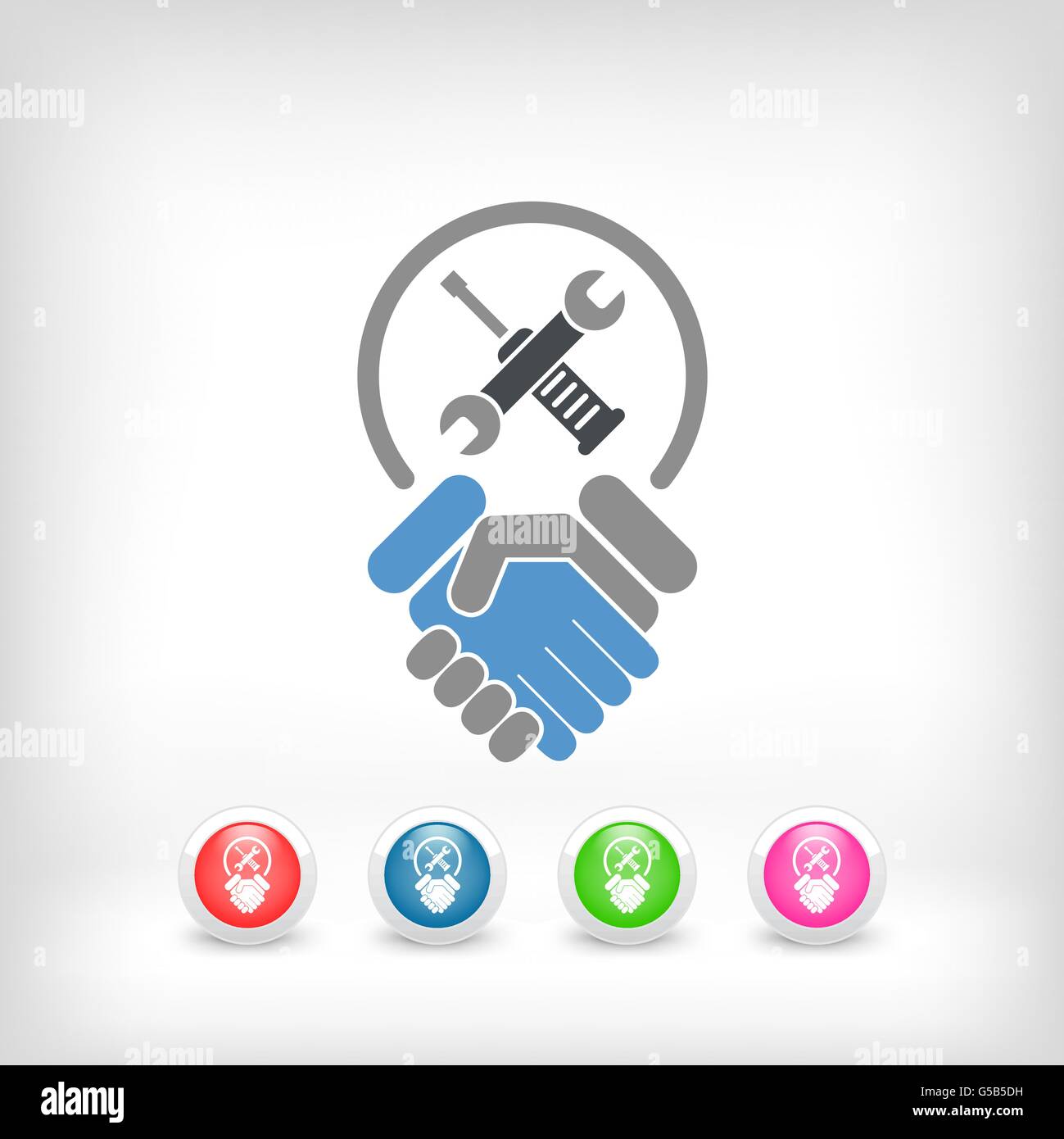 Okay construction worker Stock Vector Images - Alamy