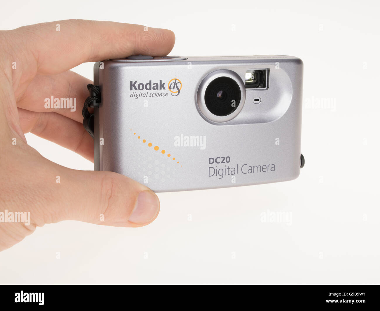 Kodak dS digital science DC20 digital camera released by Kodak in 1996 Stock Photo