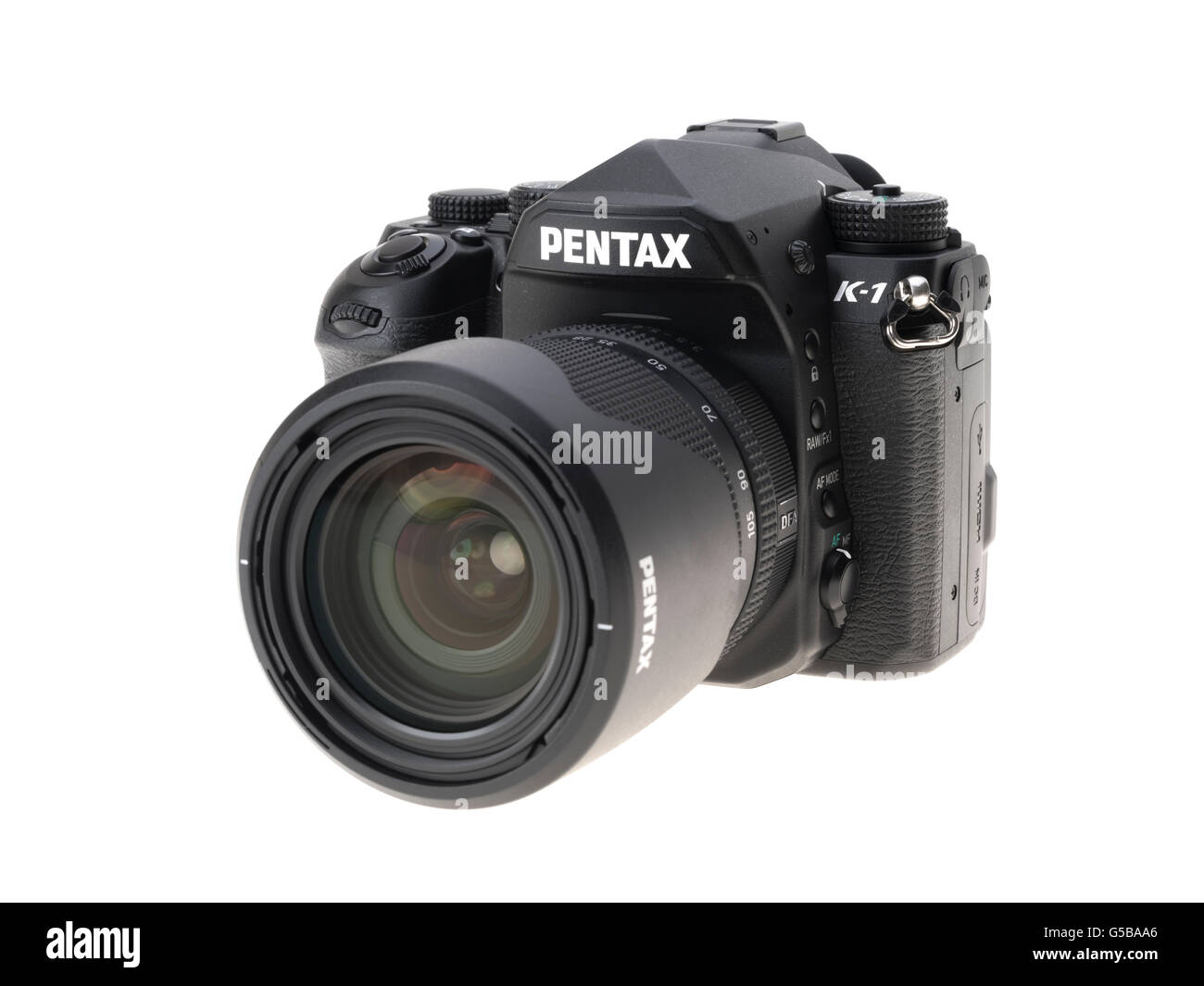 Pentax K-1 DSLR full frame digital single lens reflex camera released 2016 Stock Photo